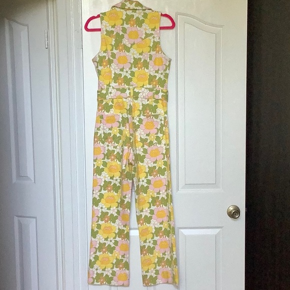 Show Me Your MuMu Floral Jumpsuit in Yellow and Green - Picture 9 of 10